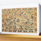 Kermina  Suzani  Antique Uzbekistan Embroidery Print Wall Mural Gallery Image 2