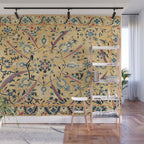 Kermina  Suzani  Antique Uzbekistan Embroidery Print Wall Mural Gallery Image 1