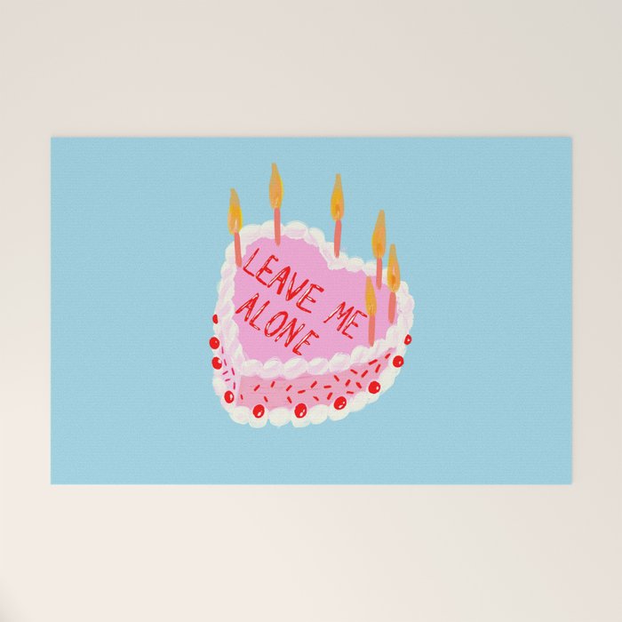 Leave Me Alone Welcome Mat Gallery Image 1