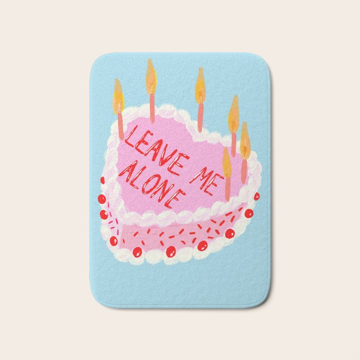 Leave Me Alone Bath Mat Gallery Image 1