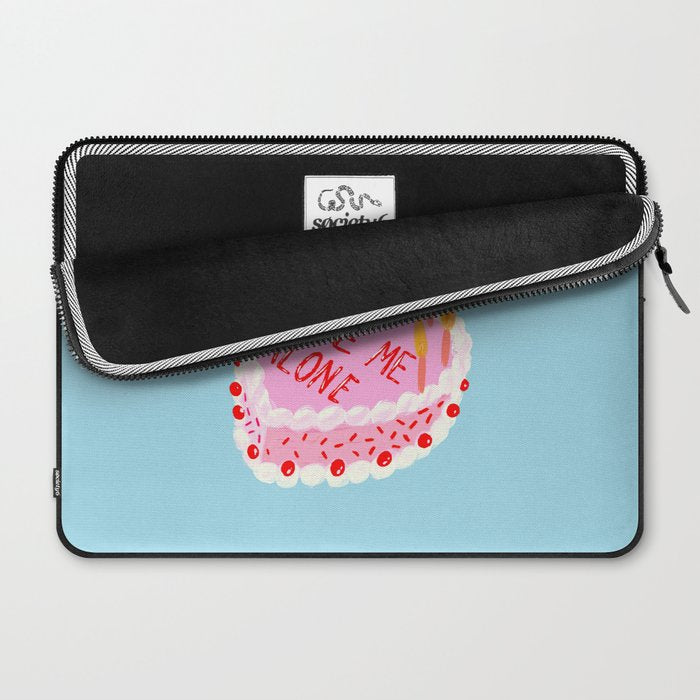 Leave Me Alone Laptop Sleeve Gallery Image 2