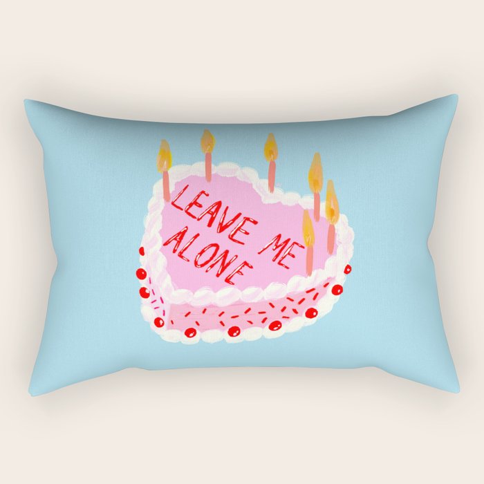 Leave Me Alone Rectangular Pillow Gallery Image 2