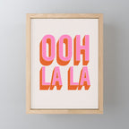 Ooh La La (Pink) Mini Art Print Gallery Image 1