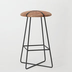 Tree Rings Rustic Cabin Lodge Raw Wood Stool Gallery Image 1