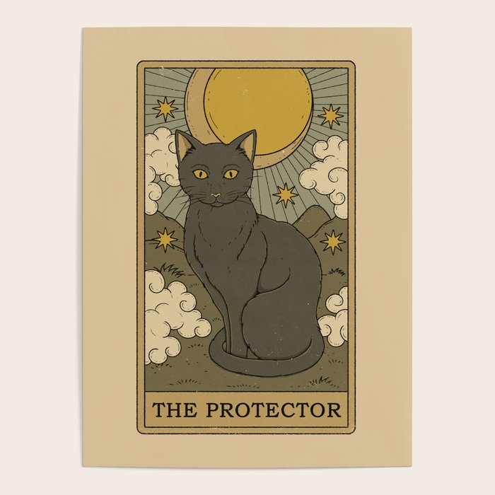 The Protector - Cat Tarot Poster Gallery Image 4