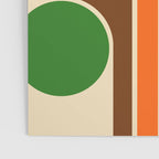 1970s Retro Vintage Style Geometric Design 743 Scandi Poster Gallery Image 3