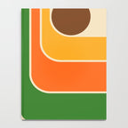 1970s Retro Vintage Style Geometric Design 743 Scandi Notebook Gallery Image 4