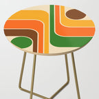 1970s Retro Vintage Style Geometric Design 743 Scandi Side Table Gallery Image 2