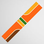 1970s Retro Vintage Style Geometric Design 743 Scandi Table Runner Gallery Image 3