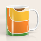 1970s Retro Vintage Style Geometric Design 743 Scandi Coffee Mug Gallery Image 1