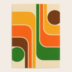 1970s Retro Vintage Style Geometric Design 743 Scandi Poster Gallery Image 4
