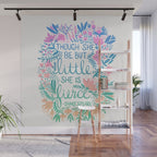Little & Fierce - Lavender Mint OmbrÃ© Wall Mural Gallery Image 1