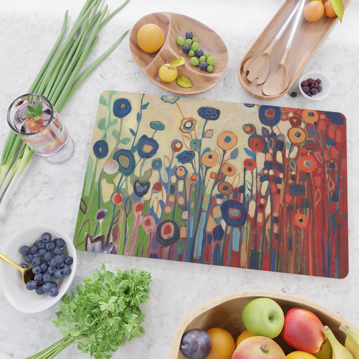 Meet Me in My Garden Dreams Cutting Board Gallery Image 2