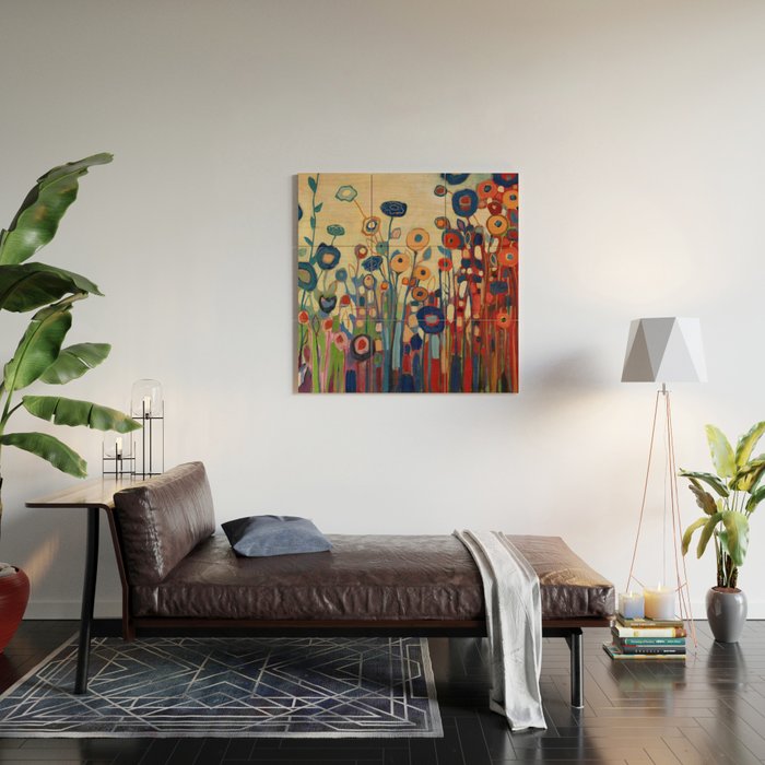 Meet Me in My Garden Dreams Wood Wall Art Gallery Image 2