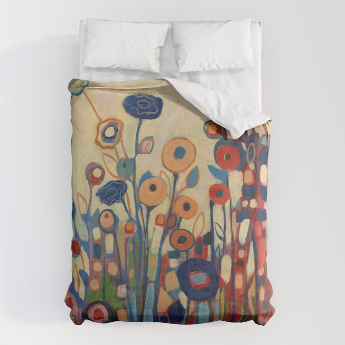 Meet Me in My Garden Dreams Duvet Cover