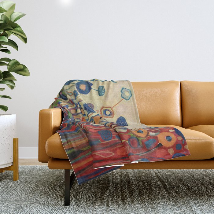 Meet Me in My Garden Dreams Throw Blanket Gallery Image 1