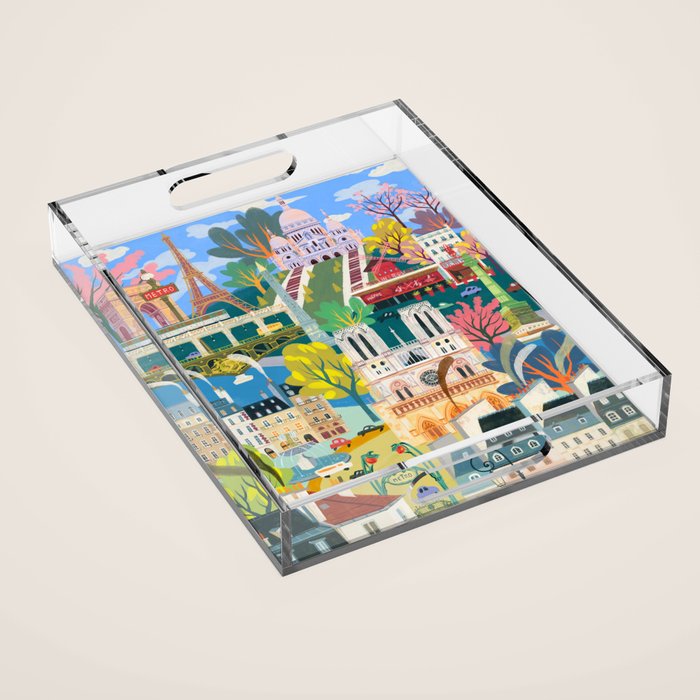 Paris mon amour Acrylic Tray Gallery Image 1