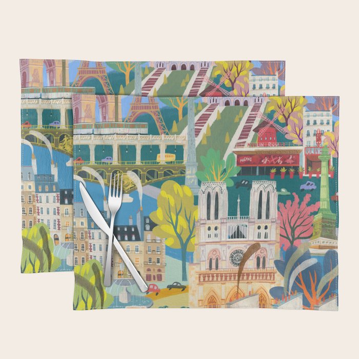 Paris mon amour Placemat Gallery Image 1