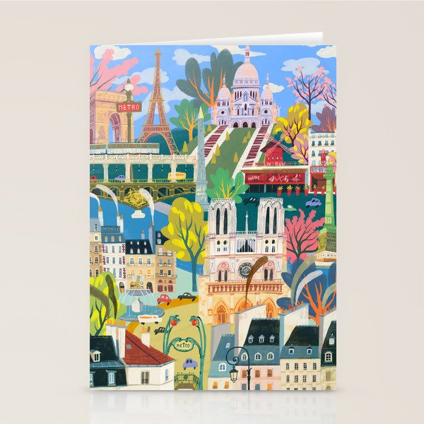 Paris mon amour Stationery Card Gallery Image 1