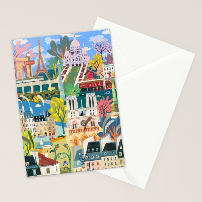 Paris mon amour Stationery Card Gallery Image 2