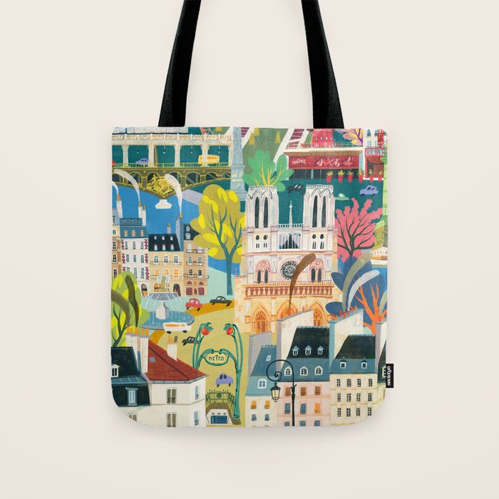 Paris mon amour Tote Bag Gallery Image 1