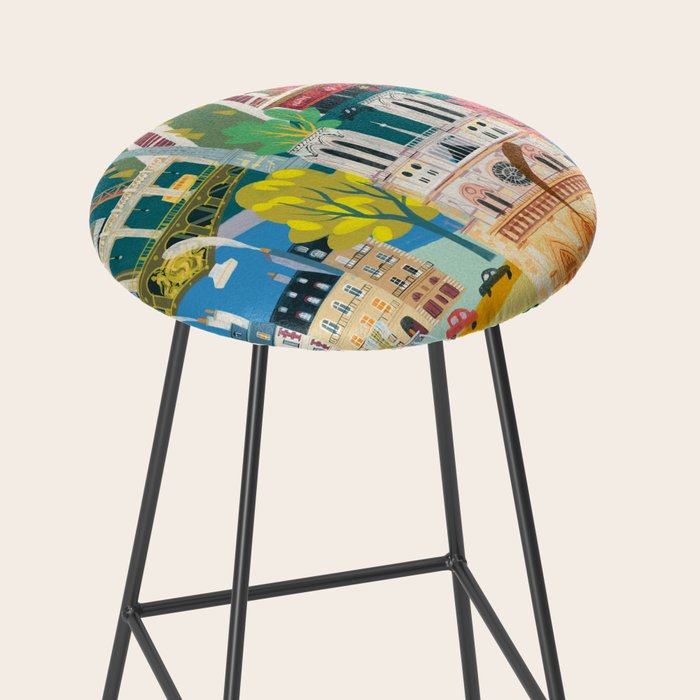 Paris mon amour Stool Gallery Image 2