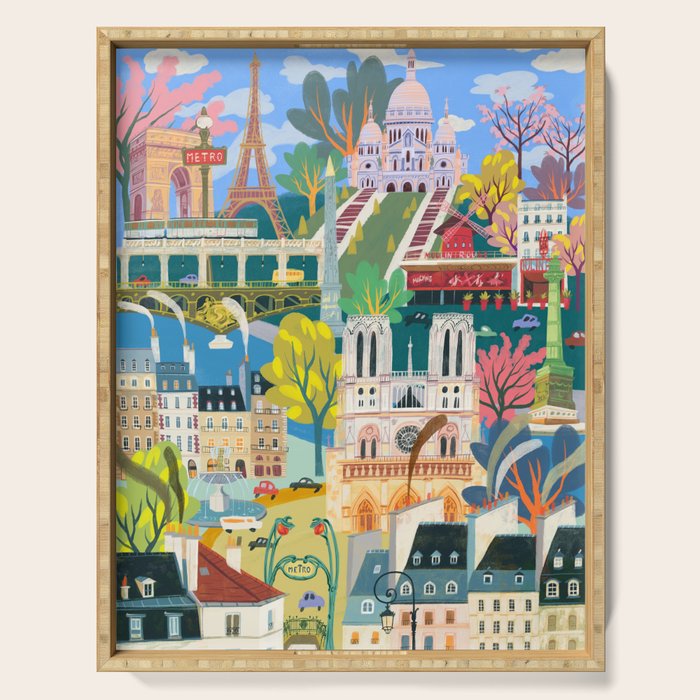 Paris mon amour Serving Tray Gallery Image 1