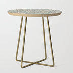William Morris Vintage Honeysuckle Aqua Side Table Gallery Image 1