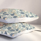 William Morris Vintage Honeysuckle Aqua Pillow Sham Gallery Image 3