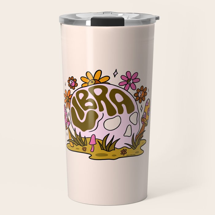 Libra Skull Travel Mug Gallery Image 1