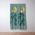 Giant sunflower Window Curtain Gallery Image 3