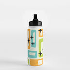 Mid Century Modern Scandinavian Pattern 245 Water Bottle Gallery Image 2