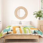 Mid Century Modern Scandinavian Pattern 245 Duvet Cover Gallery Image 3