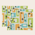 Mid Century Modern Scandinavian Pattern 245 Placemat Gallery Image 1