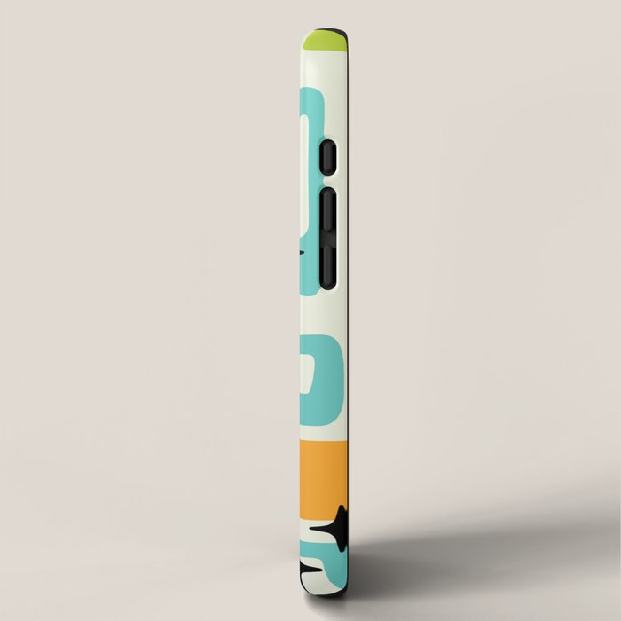 Mid Century Modern Scandinavian Pattern 245 iPhone Case Gallery Image 2