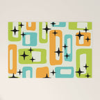 Mid Century Modern Scandinavian Pattern 245 Welcome Mat Gallery Image 1