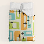 Mid Century Modern Scandinavian Pattern 245 Comforter Gallery Image 6