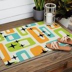 Mid Century Modern Scandinavian Pattern 245 Outdoor Rug Gallery Image 2