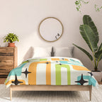 Mid Century Modern Scandinavian Pattern 245 Comforter Gallery Image 3