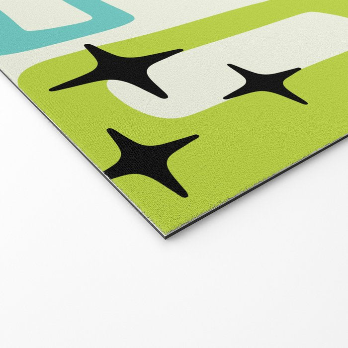 Mid Century Modern Scandinavian Pattern 245 Welcome Mat Gallery Image 2