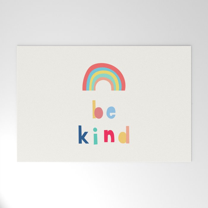 Be Kind Rainbow Welcome Mat Gallery Image 1