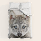 Baby Wolf - Colorful Duvet Cover Gallery Image 6