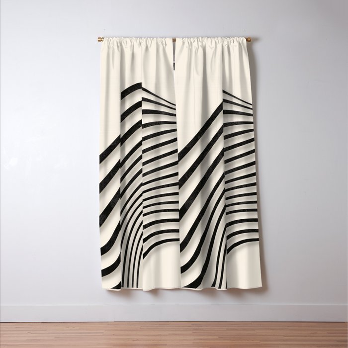 Movement of Lines 6 Window Curtain Gallery Image 3