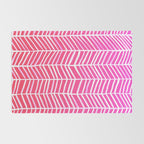 Herringbone - Pink OmbrÃ© Rug Gallery Image 2