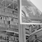 A Book Lover's Dream - Cincinnati Public Library black and white photographs / black and white photo Wall Tapestry Gallery Image 3