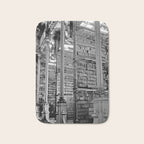A Book Lover's Dream - Cincinnati Public Library black and white photographs / black and white photo Bath Mat Gallery Image 1
