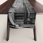 A Book Lover's Dream - Cincinnati Public Library black and white photographs / black and white photo Table Runner Gallery Image 1