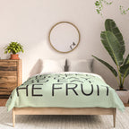 The day you plant the seed is not the day you eat the fruit Comforter Gallery Image 3