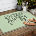 The day you plant the seed is not the day you eat the fruit Outdoor Rug Gallery Image 2