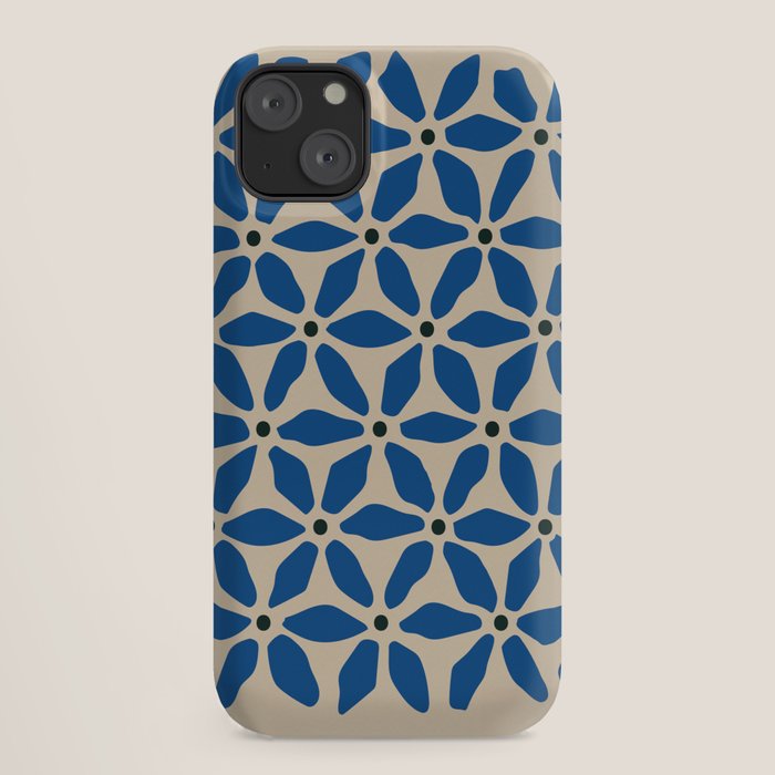 Blue flower pattern iPhone Case Gallery Image 18
